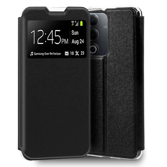 COOL FUNDA FLIP COVER OPPO A80 5G LISO NEGRO