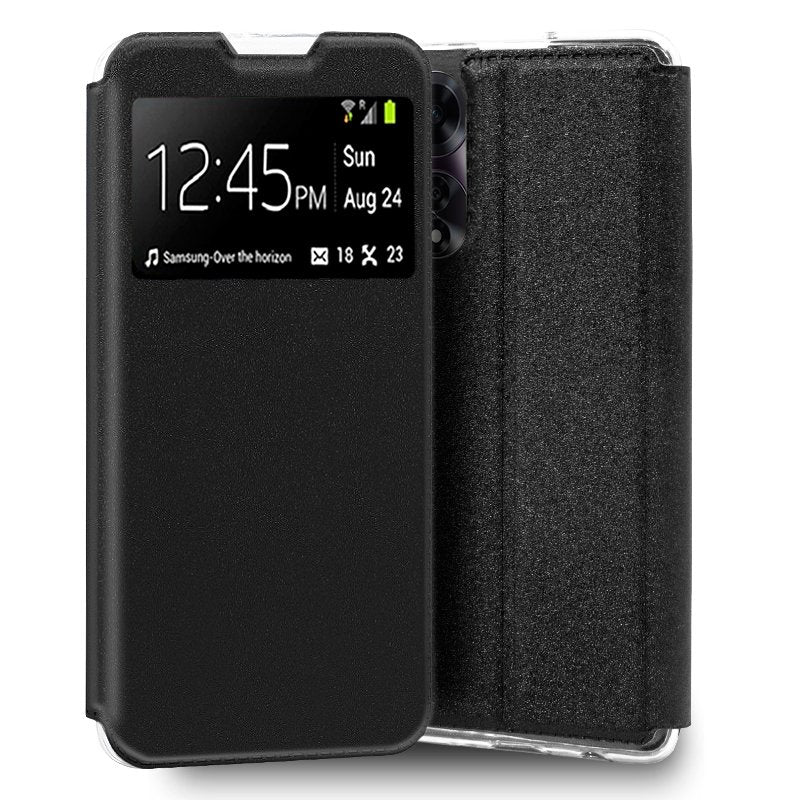 COOL FUNDA FLIP COVER OPPO A60 (NEGRO)
