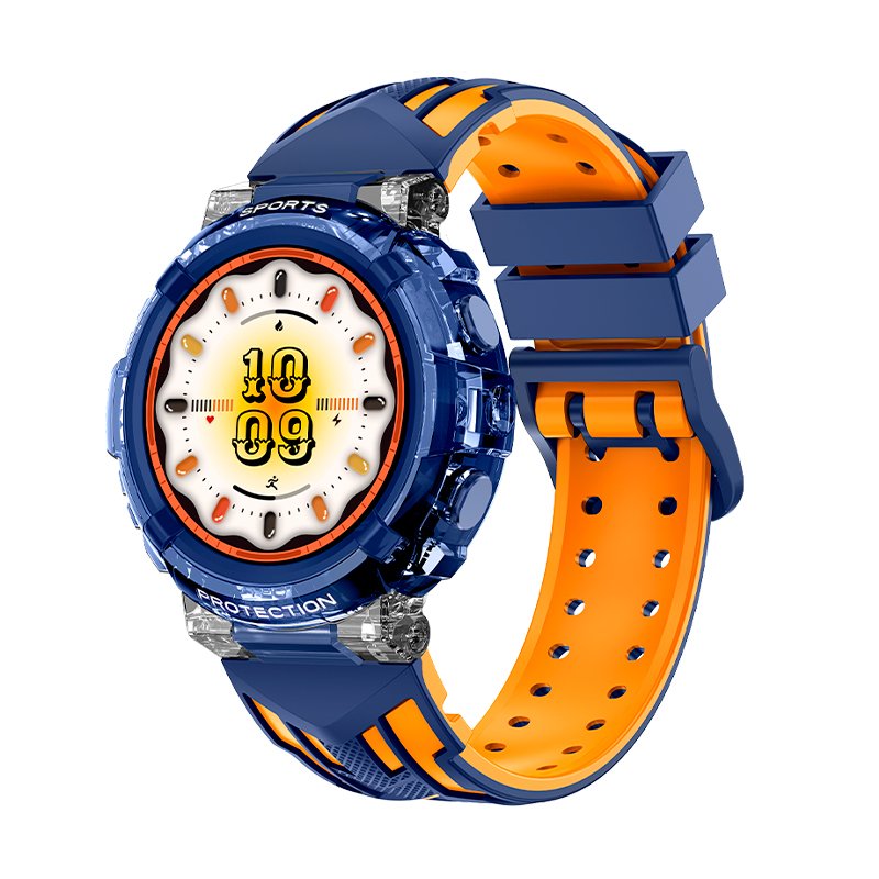 COOL SMARTWATCH CLEVER BLUE SILICONE (CALLS, HEALTH, SPORTS)