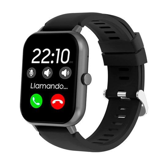 Relógio Inteligente Cool Forest Silicone Preto