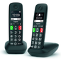 Telefone Gigaset Dect E290 teclas grandes preto duo