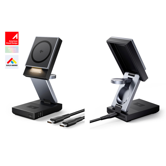 INIU CARGADOR 3-IN-1 MAGNETIC WIRELESS CHARPING STAND 15W