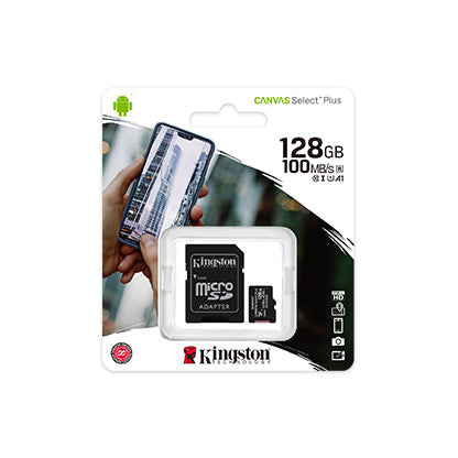 KINGSTON MICRO SD 128 GB CL10 SDCS2/128GB 1A