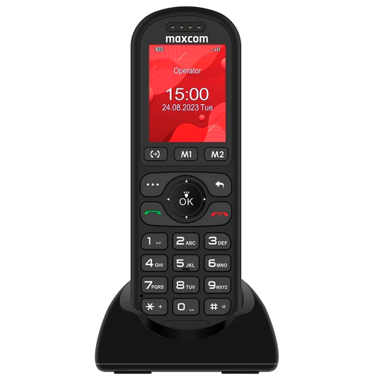 MAXCOM MM39D SE TELEFONE FIXO SIM 2" (4G) PRETO (SEM RJ11)