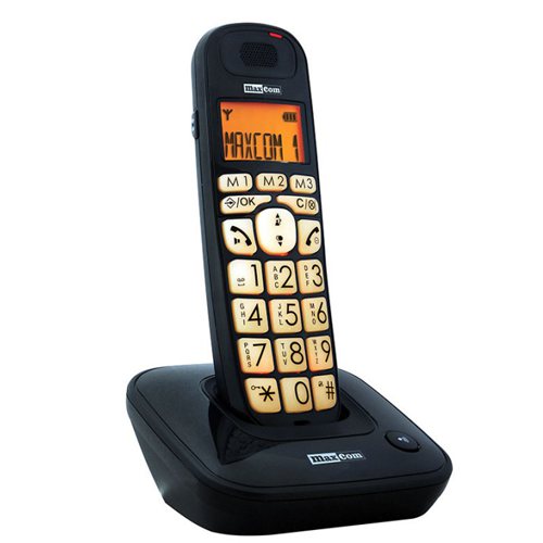 TELEFONE FIXO MAXCOM DEC MC6800 PRETO