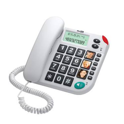 MAXCOM TELEFONO FIJO  KXT480  WHITE