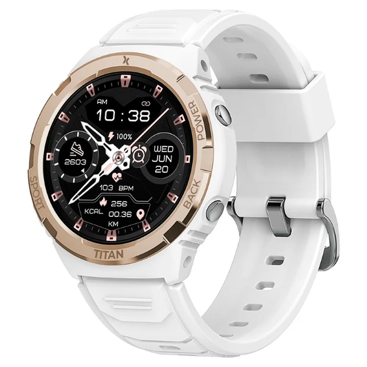 RELÓGIO MAXCOM FW100 TITAN VALKYRIA BRANCO. 