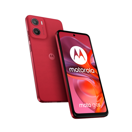 MOTOROLA MOTO G05 6,67" HD+ 4GB/256GB 8MP/50MP VERMELHO AMEIXA
