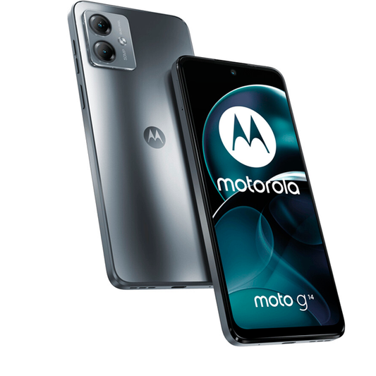 MOTOROLA MOTO G14 6,50" FHD+ 4GB/128GB 8MP/50MP CINZA AÇO. 