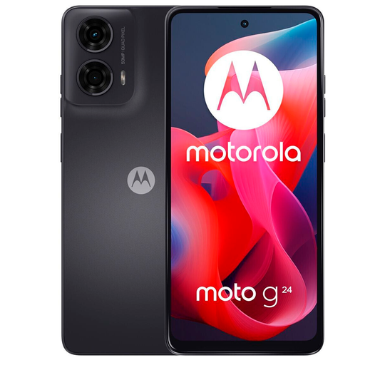 MOTOROLA MOTO G24 6,56" HD+ 8GB/128GB 8MP/50MP CARVÃO FOSCO. 