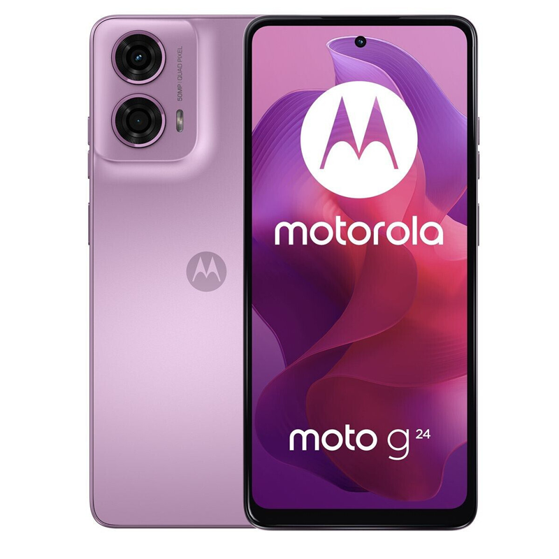 MOTOROLA MOTO G24 6,56" HD+ 8GB/128GB 8MP/50MP ROSA LAVANDA. 