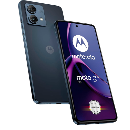MOTOROLA MOTO G84 6,50" FHD+ 12 GB/256 GB 16 MP/50 MP (5G) AZUL MEIA-NOITE. 