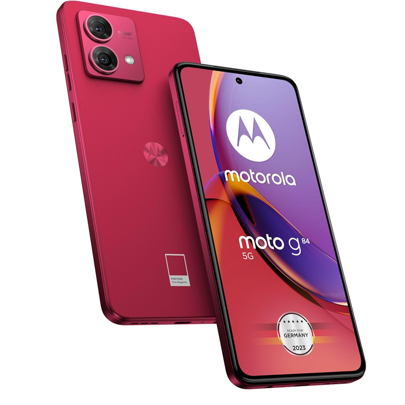 MOTOROLA MOTO G84 6,50" FHD+ 12 GB/256 GB 16 MP/50 MP (5G) VIVA MAGENTA. 
