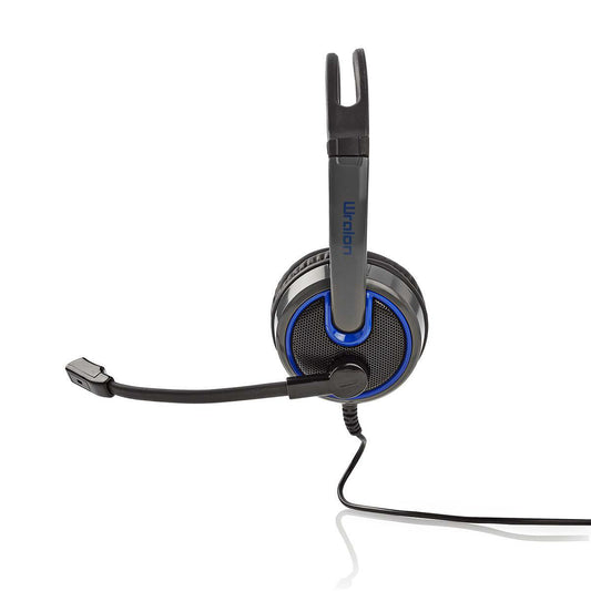 NEDIS GAMING HEADSETS | SUPRAAURAL | STEREO | 2X 3.5MM | MICROPHONE | 2.20M