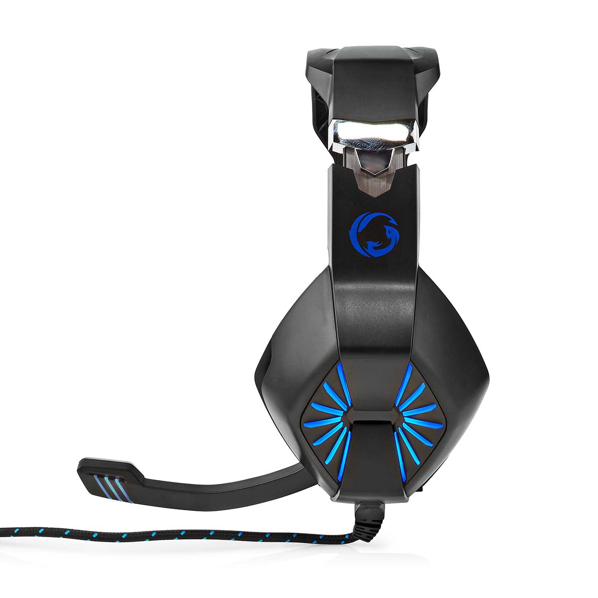 NEDIS GAMING HEADPHONES |SUPRAAURAL |STEREO|USB TYPE-A / 2X 3.5 MM/ MICROPHONE |2.20 M |LED