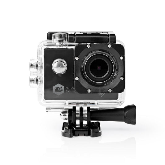 NEDIS ACTION CAMERA | 4K@30FPS | 16 MPIXEL | SUBMERSIBLE UP TO: 30.0 M | 90MIN | WIFI | DISP APP
