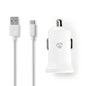 NEDIS CARGADOR DE COCHE | 1X 2,4 A | PUERTO: 1X USB-A | USB-C (SUELTO) CABLE | 1.00 M | 12 W