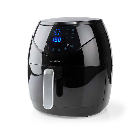 NEDIS FREIDORA DE AIRE CALIENTE | 6.5 L | MINUTERO: 60 MIN | DIGITAL | NEGRO