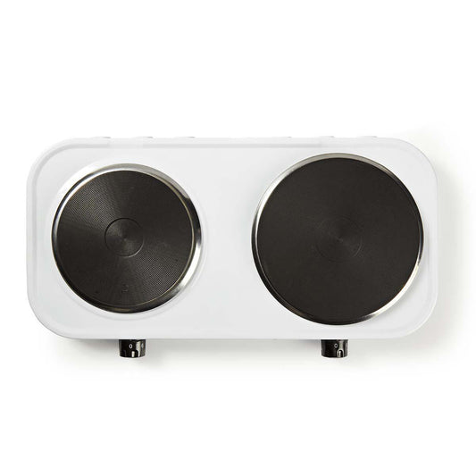 NEDIS PLACAS DE COCINA ELECTRICAS  | 2500 W | PROTECCION CONTRA SOBRECALENTAMIENTO | BLANCO