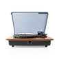 NEDIS TOCADISCOS |33 | 45 | 78 RPM | BLUETOOTH® |9 W | ABS | MDF | MARRÓN | NEG
