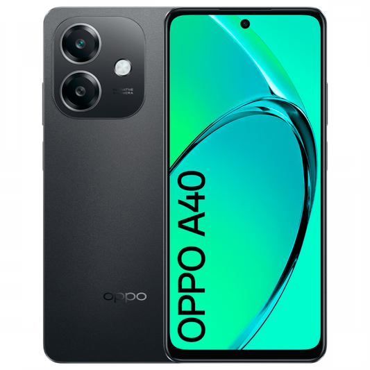 OPPO A40 6,72" HD+ 6+6GB/128GB 5MP/50MP PRETO BRILHO