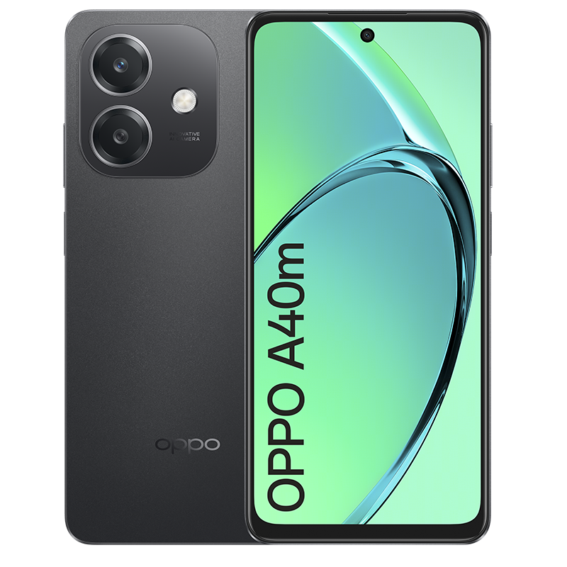 OPPO A40M 6,72" HD+ 8+8GB/256GB 5MP/50MP PRETO BRILHO