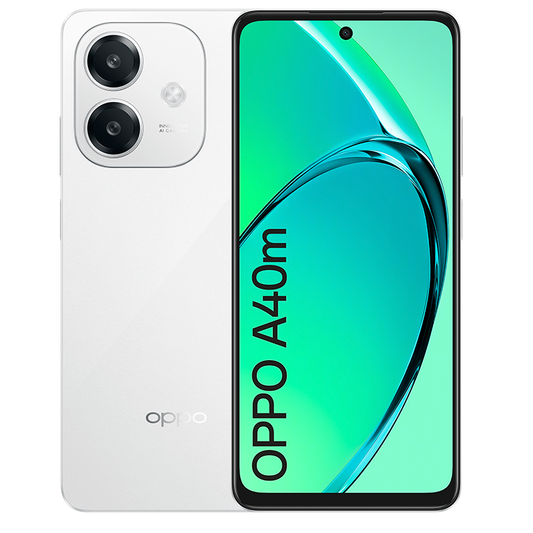 OPPO A40M 6.72" HD+ 8+8GB/256GB 5MP/50MP STARLIGHT WHITE