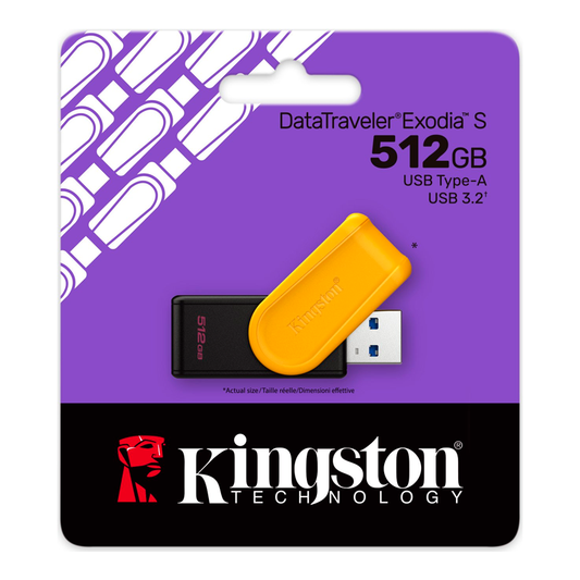 PENDRIVE EXODIA S 512 GB USB 3.2 DTXS/512GB KINGSTON