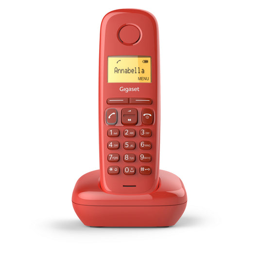 TELEFONE GIGASET DECT A170 VERMELHO 