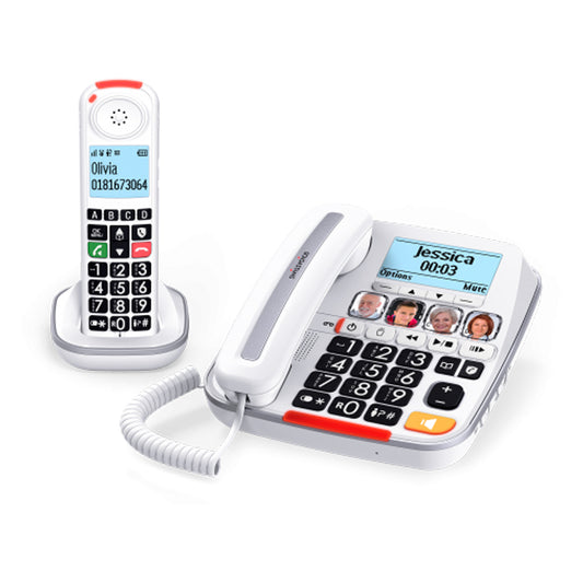 SWISSVOICE TELEFONE COMBO XTRA 3355 COMBO EU BRANCO.