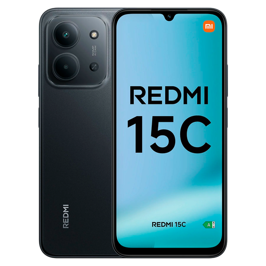 XIAOMI REDMI 15C 6,9" 4GB/256GB 13MP/50MP NFC PRETO MEIA-NOITE