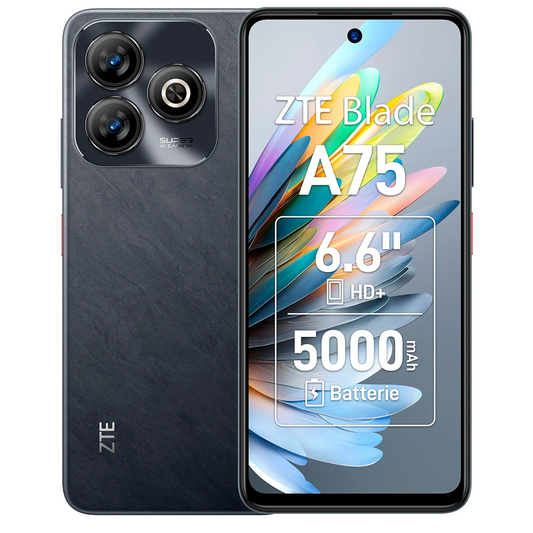 ZTE BLADE A75 6,6" HD+ 4+10GB/256GB 8MP/50MP BLACK.
